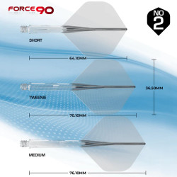 MISSION FORCE 90 STANDARD Nº2 CLEAR EN DARDOSNET.COM